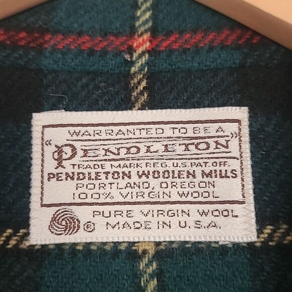 Pendlelton Blue Green Wool Smith Tartan Plaid Blazer & Shorts Set Size 16/18 - Picture 14 of 16